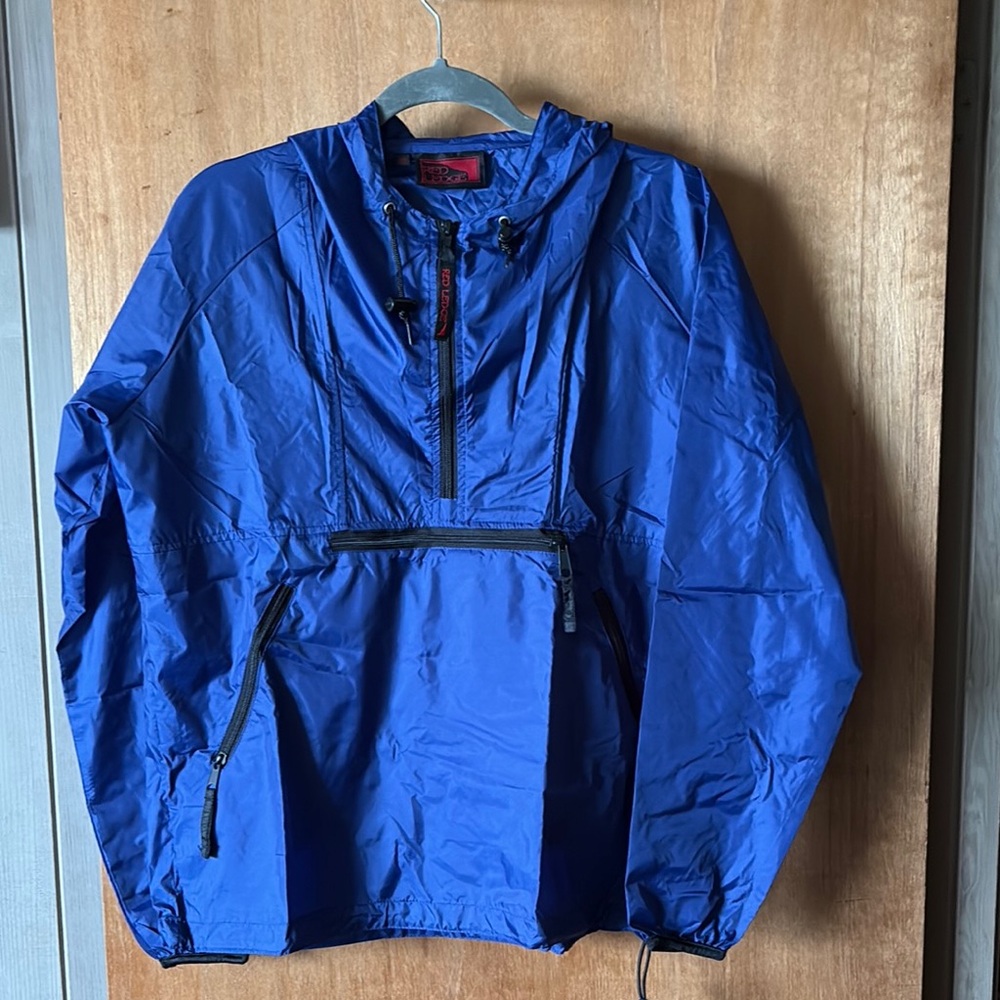 Red Ledge Windbreaker Lightweight Blue Cyan Nylon, XS